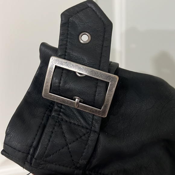 Max studio faux leather biker jacket - Picture 3 of 7